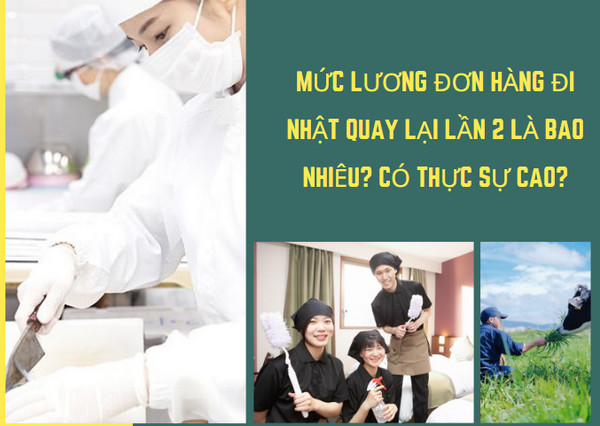 Mức lương đơn hàng đi Nhật quay lại lần 2 là bao nhiêu? Có thực sự cao?