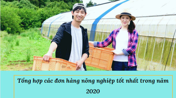 Tổng hợp các đơn hàng nông nghiệp tốt nhất trong năm 2020